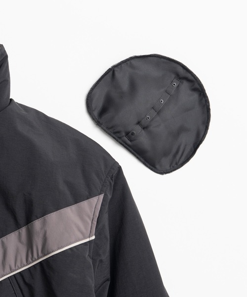 PRANK PROJECT(プランクプロジェクト)の「【2026Winter Pre-Order】パデッドウィンドブレーカー / Padded Windbreaker(ナイロンジャケット・レディース・レッド/ベージュ/ブラック・FREE)」の19枚目の写真