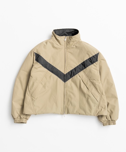 PRANK PROJECT(プランクプロジェクト)の「【2026Winter Pre-Order】パデッドウィンドブレーカー / Padded Windbreaker(ナイロンジャケット・レディース・レッド/ベージュ/ブラック・FREE)」の22枚目の写真
