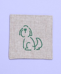 COMMON WARE（コモンウェアー）の「EC : DOODLE EMBROIDERY COASTER ドゥードゥル 刺繍コースター（ランチョンマット/テーブルウェア）」