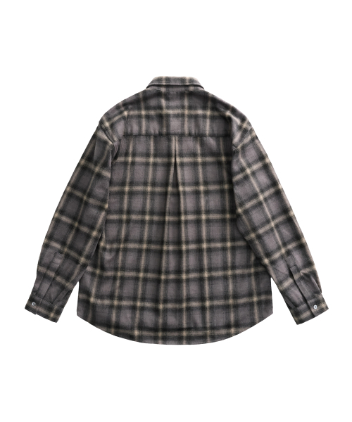999HUMANITY（999ヒューマニティ）の「EASY CHECK SHIRT V20 (グレー)（シャツ/ブラウス・レディース・その他・1(S)/2(M)/3(L)）」の2枚目の写真