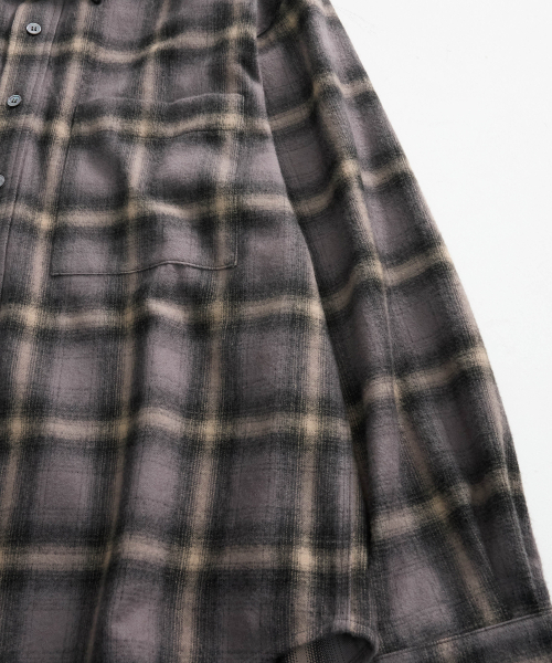 999HUMANITY（999ヒューマニティ）の「EASY CHECK SHIRT V20 (グレー)（シャツ/ブラウス・レディース・その他・1(S)/2(M)/3(L)）」の7枚目の写真