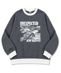 A.SIDE オーバーサイズ 特厚裏毛 リンガースウェットTシャツ 2color