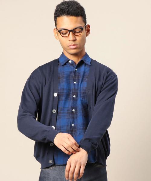 BEAUTY&YOUTH UNITED ARROWS(ビューティーアンドユースユナイテッドアローズ)の「BY イタリーヤーン コットン Vカーディガン◆(カーディガン/ボレロ・メンズ・ブラック/グレー/ネイビー・SMALL/X-LARGE/MEDIUM/LARGE)」の1枚目の写真