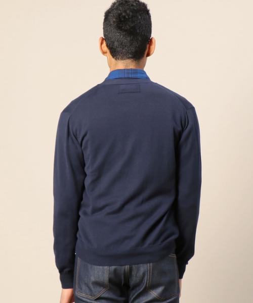 BEAUTY&YOUTH UNITED ARROWS(ビューティーアンドユースユナイテッドアローズ)の「BY イタリーヤーン コットン Vカーディガン◆(カーディガン/ボレロ・メンズ・ブラック/グレー/ネイビー・SMALL/X-LARGE/MEDIUM/LARGE)」の4枚目の写真