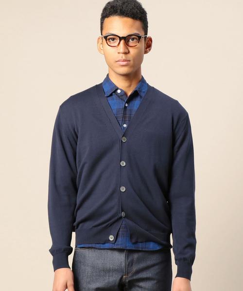 BEAUTY&YOUTH UNITED ARROWS(ビューティーアンドユースユナイテッドアローズ)の「BY イタリーヤーン コットン Vカーディガン◆(カーディガン/ボレロ・メンズ・ブラック/グレー/ネイビー・SMALL/X-LARGE/MEDIUM/LARGE)」の5枚目の写真