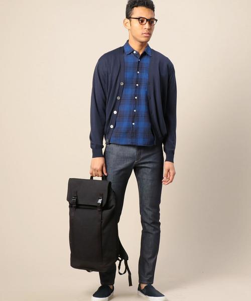 BEAUTY&YOUTH UNITED ARROWS(ビューティーアンドユースユナイテッドアローズ)の「BY イタリーヤーン コットン Vカーディガン◆(カーディガン/ボレロ・メンズ・ブラック/グレー/ネイビー・SMALL/X-LARGE/MEDIUM/LARGE)」の7枚目の写真