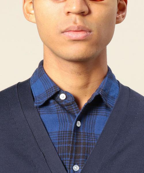 BEAUTY&YOUTH UNITED ARROWS(ビューティーアンドユースユナイテッドアローズ)の「BY イタリーヤーン コットン Vカーディガン◆(カーディガン/ボレロ・メンズ・ブラック/グレー/ネイビー・SMALL/X-LARGE/MEDIUM/LARGE)」の8枚目の写真