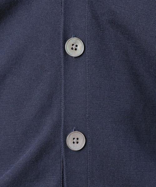 BEAUTY&YOUTH UNITED ARROWS(ビューティーアンドユースユナイテッドアローズ)の「BY イタリーヤーン コットン Vカーディガン◆(カーディガン/ボレロ・メンズ・ブラック/グレー/ネイビー・SMALL/X-LARGE/MEDIUM/LARGE)」の14枚目の写真