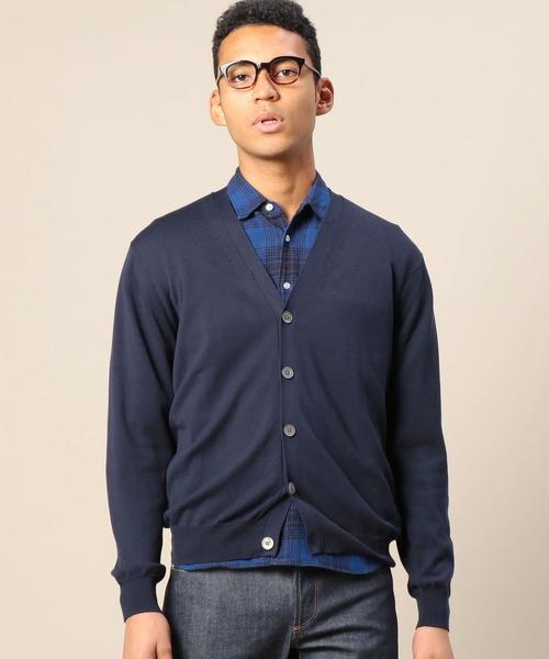 BEAUTY&YOUTH UNITED ARROWS(ビューティーアンドユースユナイテッドアローズ)の「BY イタリーヤーン コットン Vカーディガン◆(カーディガン/ボレロ・メンズ・ブラック/グレー/ネイビー・SMALL/X-LARGE/MEDIUM/LARGE)」の15枚目の写真