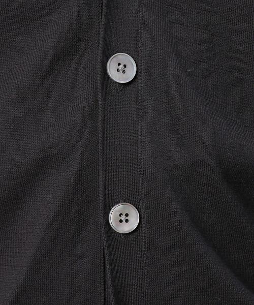 BEAUTY&YOUTH UNITED ARROWS(ビューティーアンドユースユナイテッドアローズ)の「BY イタリーヤーン コットン Vカーディガン◆(カーディガン/ボレロ・メンズ・ブラック/グレー/ネイビー・SMALL/X-LARGE/MEDIUM/LARGE)」の11枚目の写真