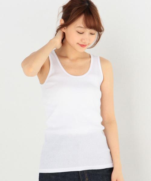 Another Edition(アナザーエディション)の「Hanes Undies アンダータンクトップ/Hanes Undies TT ◆(タンクトップ・レディース・ホワイト/ブラック/ライトグレー/オリーブ・フリー)」の1枚目の写真