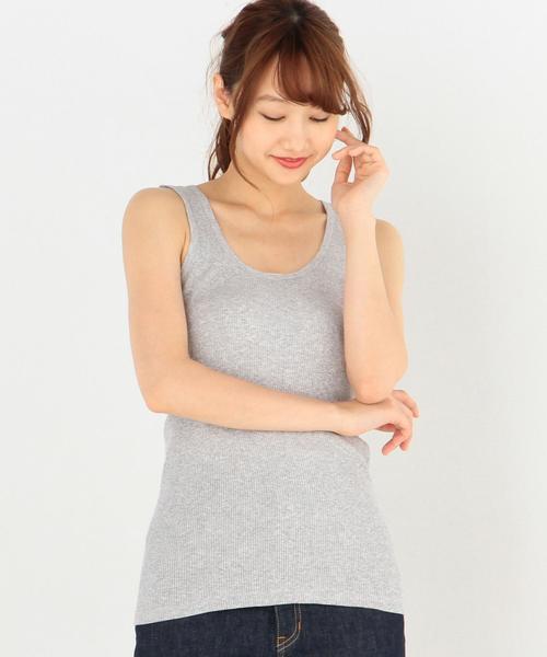 Another Edition(アナザーエディション)の「Hanes Undies アンダータンクトップ/Hanes Undies TT ◆(タンクトップ・レディース・ホワイト/ブラック/ライトグレー/オリーブ・フリー)」の3枚目の写真