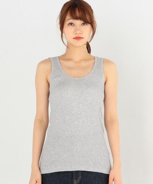 Another Edition(アナザーエディション)の「Hanes Undies アンダータンクトップ/Hanes Undies TT ◆(タンクトップ・レディース・ホワイト/ブラック/ライトグレー/オリーブ・フリー)」の6枚目の写真