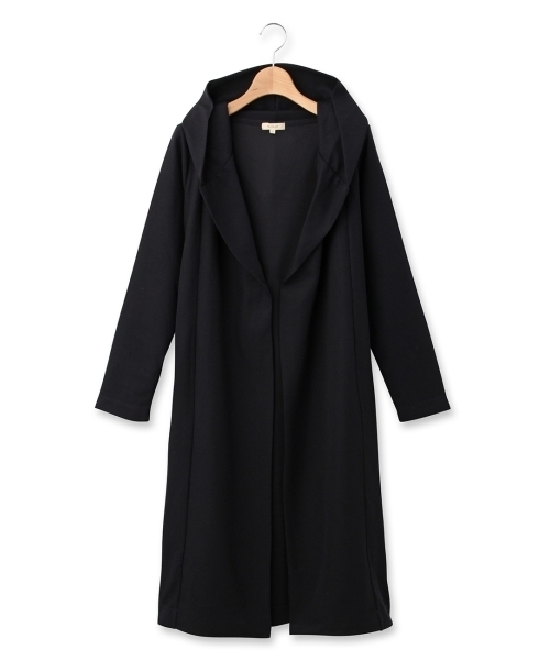 HusHusH（ハッシュアッシュ）の「サカリバフーデッドロングカーディガン（カーディガン/ボレロ・レディース・ブルー/ホワイト/カーキ/グレー・02/03）」の4枚目の写真