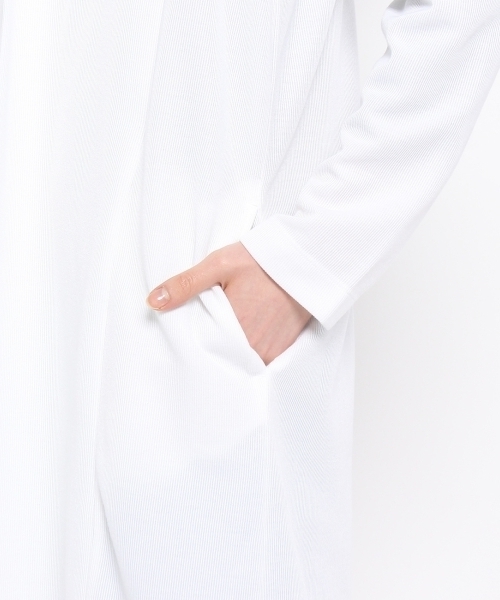 HusHusH（ハッシュアッシュ）の「サカリバフーデッドロングカーディガン（カーディガン/ボレロ・レディース・ブルー/ホワイト/カーキ/グレー・02/03）」の9枚目の写真