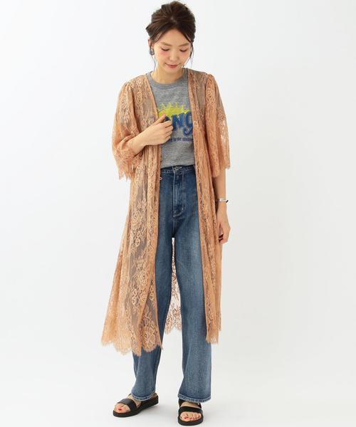 Another Edition（アナザーエディション）の「レースロングワンピース/ AEMFC LACE LONG OP◆（ワンピース・レディース・オフホワイト/ブラック/ベージュ・フリー）」の8枚目の写真