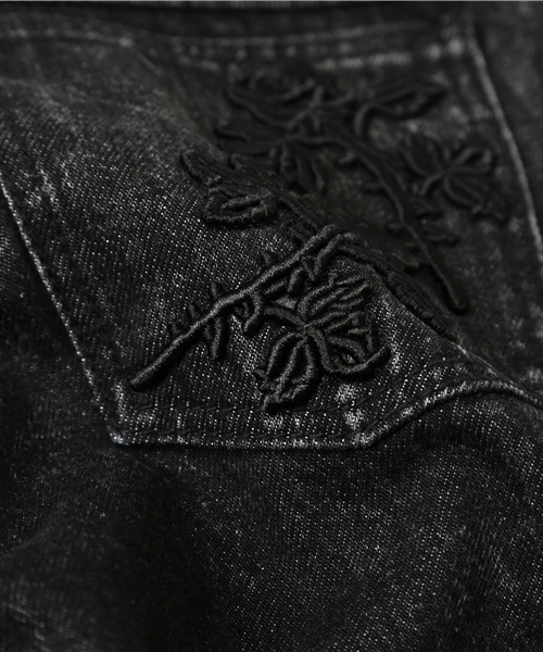 MARC JACOBS（マークジェイコブス）の「BLACK ACID WASH DENIM/レトロ 
