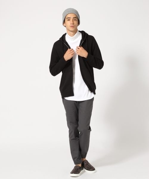 RAGEBLUE（レイジブルー）の「＜KARUTSUMUGI糸使用＞スウェットZIPパーカ/735252（パーカー・メンズ・グレー/ブラック/オリーブ・LARGE/MEDIUM）」の8枚目の写真