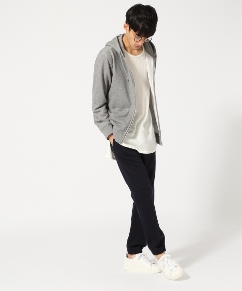 RAGEBLUE（レイジブルー）の「＜KARUTSUMUGI糸使用＞スウェットZIPパーカ/735252（パーカー・メンズ・グレー/ブラック/オリーブ・LARGE/MEDIUM）」の10枚目の写真