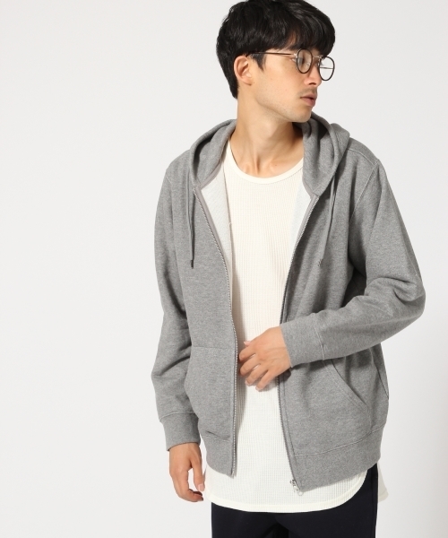 RAGEBLUE（レイジブルー）の「＜KARUTSUMUGI糸使用＞スウェットZIPパーカ/735252（パーカー・メンズ・グレー/ブラック/オリーブ・LARGE/MEDIUM）」の18枚目の写真