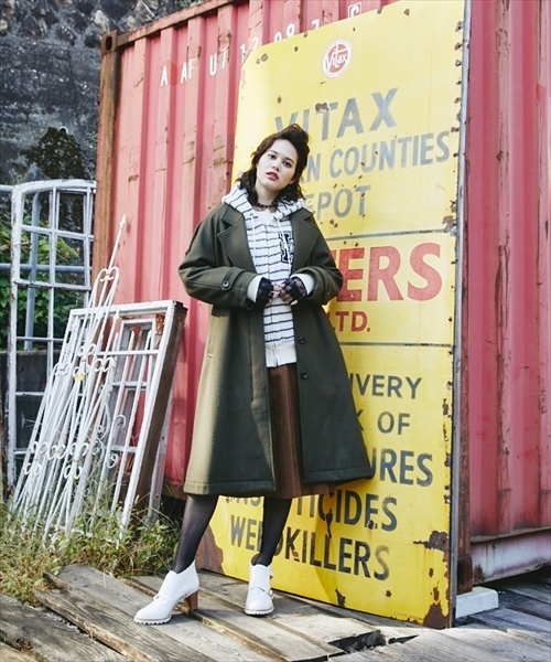 HYSTERIC GLAMOUR(ヒステリックグラマー)の「H V.I.Pワッペン PK(パーカー・レディース・ホワイト/トップグレー/ブラック・FREE)」の9枚目の写真