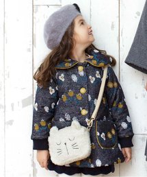 apres les cours | 花柄ジャガードアウター(ダウンジャケット/コート)