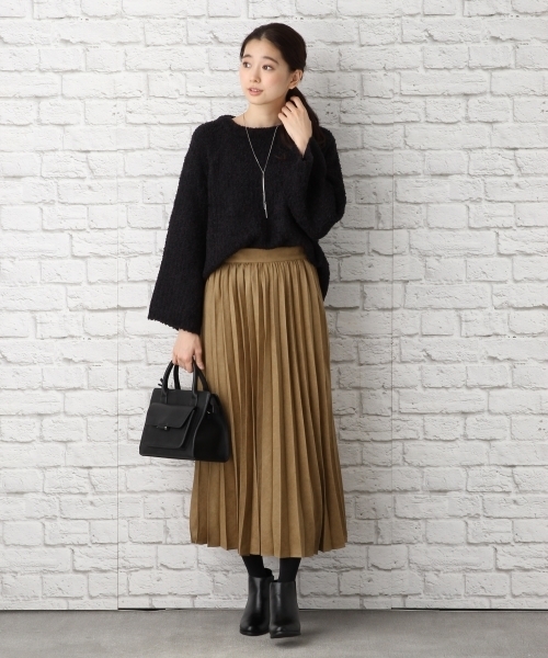 LEPSIM（レプシィム）の「3Gクルーネックフェザープルオーバー　742592（ニット/セーター・レディース・オフホワイト/グリーン/ネイビー・FREE）」の5枚目の写真