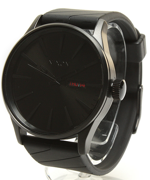NIXON（ニクソン）の「THE SENTRY（アナログ腕時計・メンズ・ブラック/グリーン系その他/ブラック系その他/スミクロ/ガンメタ・FREE）」の3枚目の写真
