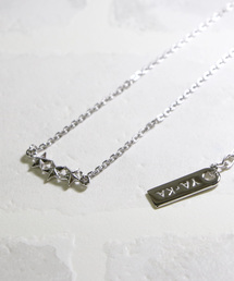 YArKA | 【YArKA/ヤーカ】silver925 star jewelry collecttion　3star simple necklace [chast4]/スタージュエリーコレクション 3スターシンプルネックレス(ネックレス)