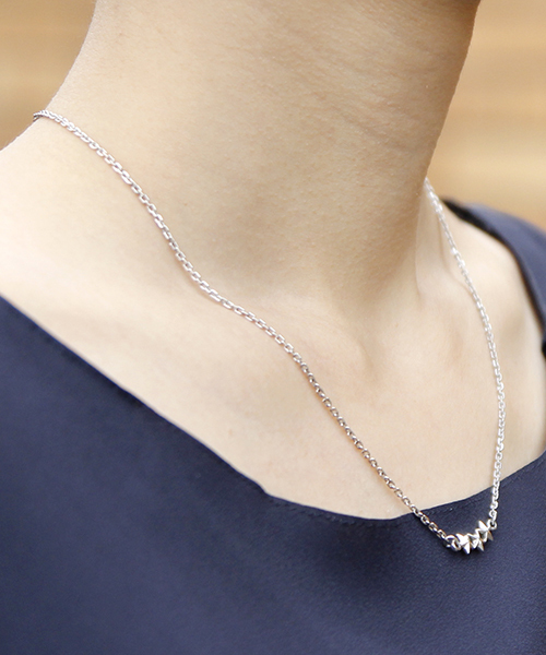 YArKA（ヤーカ）の「【YArKA/ヤーカ】silver925 star jewelry collecttion　3star simple necklace [chast4]/スタージュエリーコレクション 3スターシンプルネックレス（ネックレス・メンズ・シルバー/ブラック/ゴールド・FREE）」の16枚目の写真