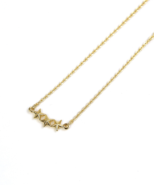 YArKA（ヤーカ）の「【YArKA/ヤーカ】silver925 star jewelry collecttion　3star simple necklace [chast4]/スタージュエリーコレクション 3スターシンプルネックレス（ネックレス・メンズ・シルバー/ブラック/ゴールド・FREE）」の18枚目の写真