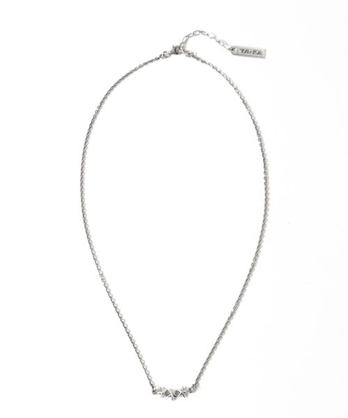 YArKA（ヤーカ）の「【YArKA/ヤーカ】silver925 star jewelry collecttion　3star simple necklace [chast4]/スタージュエリーコレクション 3スターシンプルネックレス（ネックレス・メンズ・シルバー/ブラック/ゴールド・FREE）」の9枚目の写真
