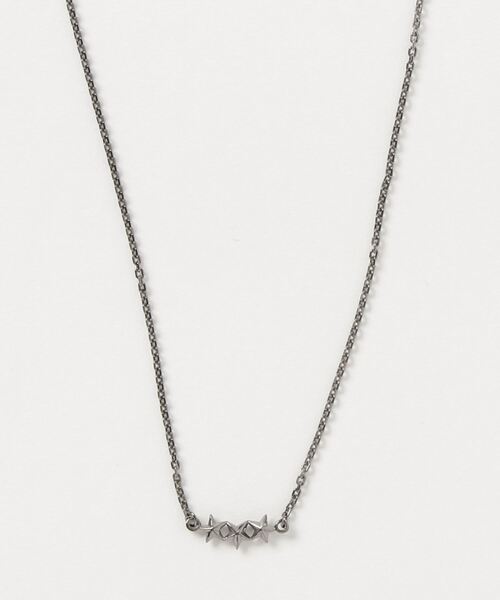 YArKA（ヤーカ）の「【YArKA/ヤーカ】silver925 star jewelry collecttion　3star simple necklace [chast4]/スタージュエリーコレクション 3スターシンプルネックレス（ネックレス・メンズ・シルバー/ブラック/ゴールド・FREE）」の8枚目の写真