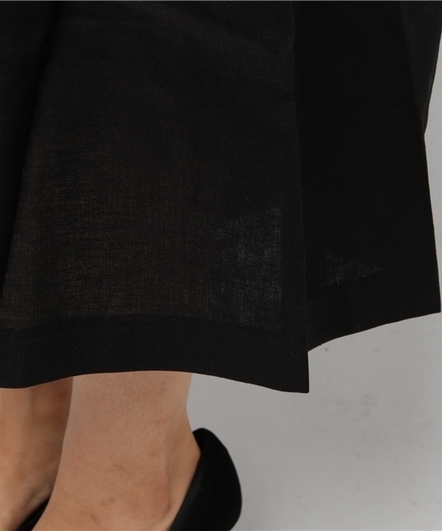 Re:EDIT（リエディ）の「コットンリネンフレアスカート（スカート・レディース・グレー/ブルー/ベージュ/オレンジ/ネイビー/レッド/グリーン/ブラック/ワイン/カーキ・LARGE/MEDIUM）」の16枚目の写真