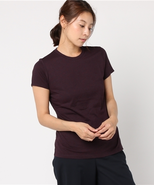 NEW BALANCE(ニューバランス)の「ヘザーテック Tシャツ(Tシャツ/カットソー・レディース・ブラック/ブルー系その他/イエロー/バーガンディー・SMALL/LARGE/MEDIUM/X-LARGE)」の4枚目の写真