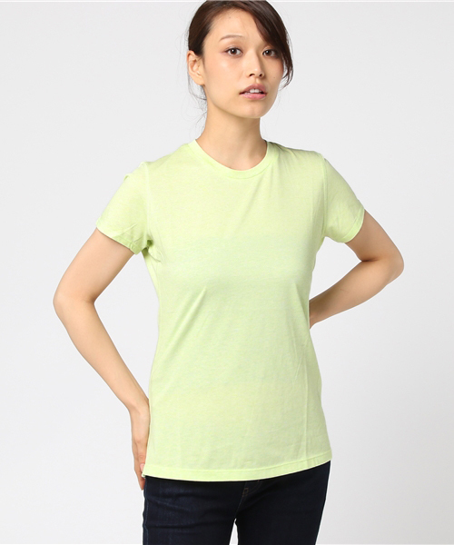 NEW BALANCE(ニューバランス)の「ヘザーテック Tシャツ(Tシャツ/カットソー・レディース・ブラック/ブルー系その他/イエロー/バーガンディー・SMALL/LARGE/MEDIUM/X-LARGE)」の3枚目の写真