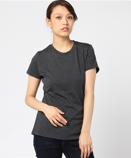 NEW BALANCE(ニューバランス)の「ヘザーテック Tシャツ(Tシャツ/カットソー・レディース・ブラック/ブルー系その他/イエロー/バーガンディー・SMALL/LARGE/MEDIUM/X-LARGE)」の2枚目の写真