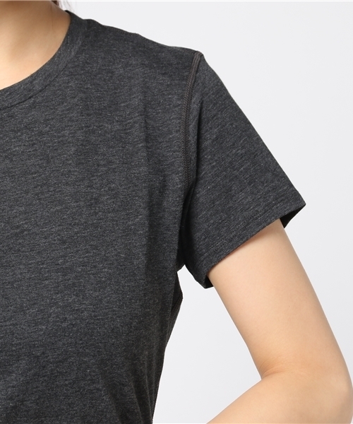 NEW BALANCE(ニューバランス)の「ヘザーテック Tシャツ(Tシャツ/カットソー・レディース・ブラック/ブルー系その他/イエロー/バーガンディー・SMALL/LARGE/MEDIUM/X-LARGE)」の10枚目の写真