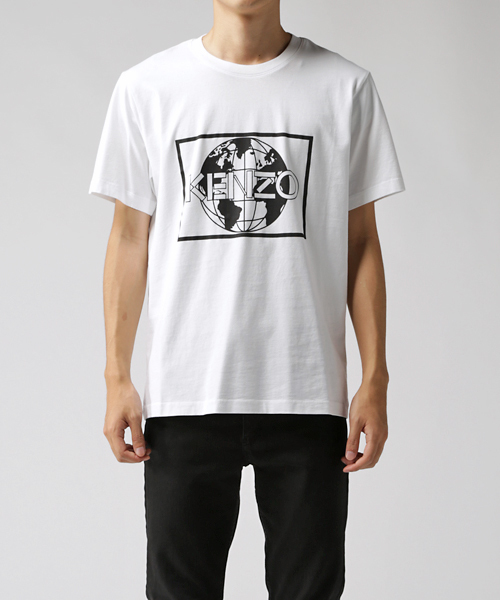 KENZO(ケンゾー)の「Kenzo World T-shirt(Tシャツ/カットソー)」|ホワイト系その他