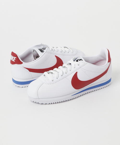 Nike ナイキ の Nike Sportswear ナイキスポーツウェア W Classic Cortez Leather ナイキ ウィメンズ クラシック コルテッツ レザー 103 103wt Vred スニーカー Wear