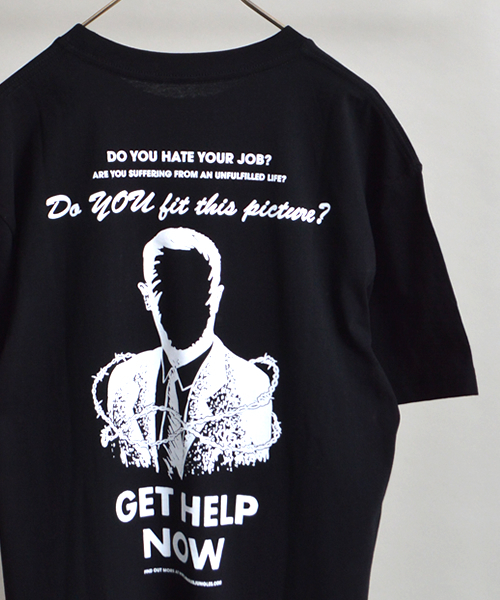 JUNGLES(ジャングルス)の「JUNGLES/ジャングルス GET HELP NOW S/S TEE(Tシャツ/カットソー・メンズ・オレンジ/ブラック・S/L/M/XL)」の13枚目の写真