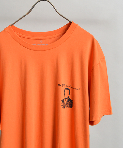 JUNGLES(ジャングルス)の「JUNGLES/ジャングルス GET HELP NOW S/S TEE(Tシャツ/カットソー・メンズ・オレンジ/ブラック・S/L/M/XL)」の14枚目の写真