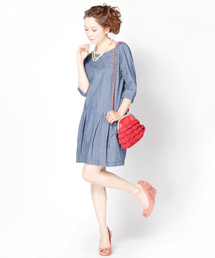 CORTES WORKS | ライトデニムワンピース(ワンピース)