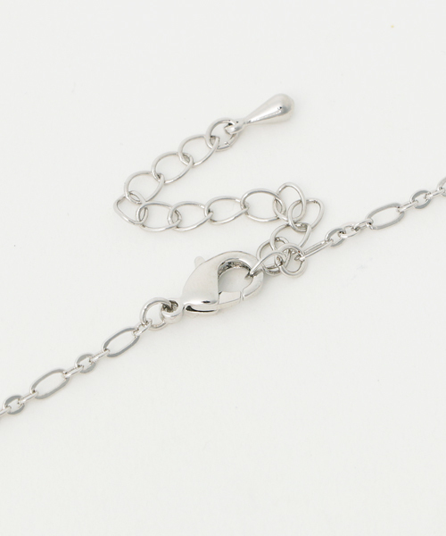 MOUSSY（マウジー）の「MIRROR BALL NECKLACE（ネックレス・レディース・シルバー・FREE）」の2枚目の写真