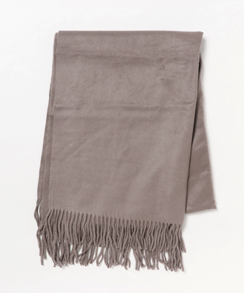 VitaFelice(ヴィータフェリーチェ)の「大判ストール(無地)/マフラー(ストール/ショール・レディース・ブラック/グレー/キャメル/レッド/マスタード/ベージュ系その他・FREE)」の12枚目の写真