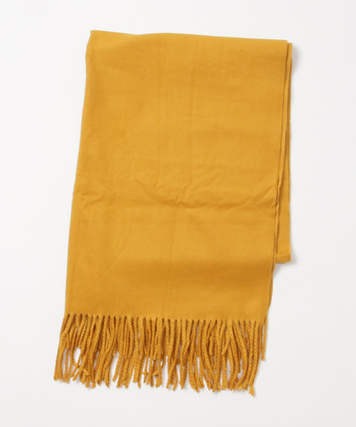 VitaFelice(ヴィータフェリーチェ)の「大判ストール(無地)/マフラー(ストール/ショール・レディース・ブラック/グレー/キャメル/レッド/マスタード/ベージュ系その他・FREE)」の11枚目の写真