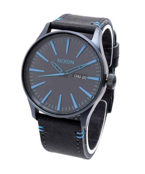 NIXON（ニクソン）の「THE SENTRY LEATHER（アナログ腕時計・メンズ・ブラウン系その他/シルバー系その他/その他1/ホワイト×シルバー/ブラック/ホワイト/その他2/ブルー系その他/その他3/ブラック×ゴールド/その他4/ガンメタ/ゴールド系その他/ブラウン系その他2/ブロンズ・FREE）」の21枚目の写真
