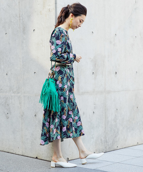 RIVE DROITE（リヴドロワ）の「デザインヒールサンダル（スリッポン・レディース・ホワイト/ブラック・36/37/38）」の7枚目の写真