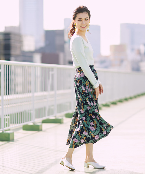 RIVE DROITE（リヴドロワ）の「デザインヒールサンダル（スリッポン・レディース・ホワイト/ブラック・36/37/38）」の8枚目の写真