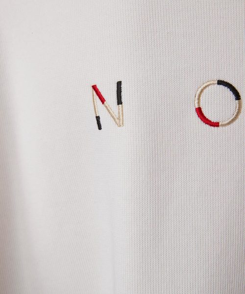 NOISE MAKER（ノイズメーカー）の「NOISE刺繍切替ボートネック(第4弾)（スウェット・メンズ・ブラック/グレー/オフホワイト/ネイビー/ホワイト・FREE）」の13枚目の写真